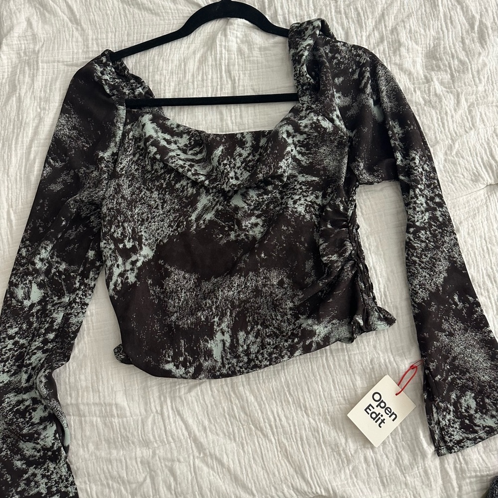 Nordstrom Top with bell sleeves